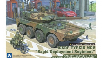 SLEVA 171,-Kč 25% DISCOUNT - JGSDF Type 16 MCV "Rapid Deployment Regiment" 1/72 - Aoshima