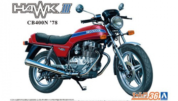 Honda CB400N Hawk-III '78 1/12 - Aoshima