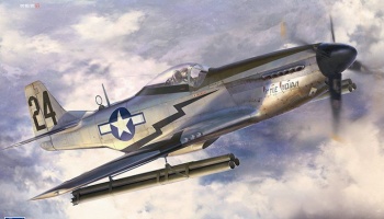 P-51D Mustang w/Rocket Tubes 1/32 - Hasegawa