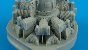 1/72 F4U-5 Corsair engine