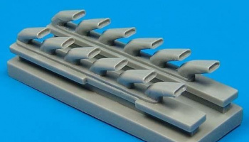 1/32 Bf 109G-6 exhausts