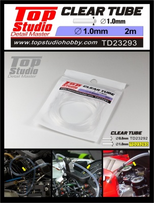 1.0mm Clear Tube 2m- Top Studio