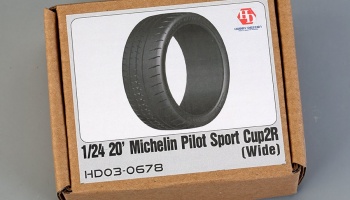 20' Michelin Pilot Sport Cup2-R Tires（Wide）1/24 - Hobby Design