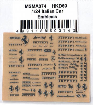 1/24 Ferrari Metal Emblems #2 1/24 - MSM Creation