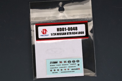 1/24 Nissan GTR R34 Metal LOGO - Hobby Design