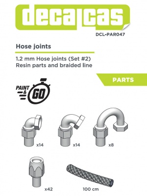 1,2mm Hose joints (Set 2) 1/12 - Decalcas