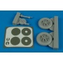 1/32 Bf 109F wheels & paint masks