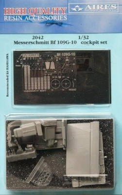 1/32 Bf 109G-10 cockpit set (with clear instrument