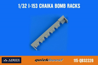 1/32 I-153 Chaika bomb racks for ICM kit