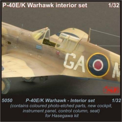 1/32 P-40 E/K Warhawk Interior set for HAS