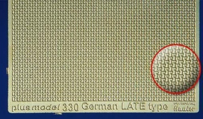 1/35 Engraved plate – German late