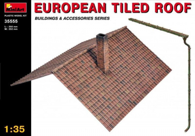 1/35 European Tiled Roof