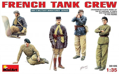 1/35 French Tank Crew