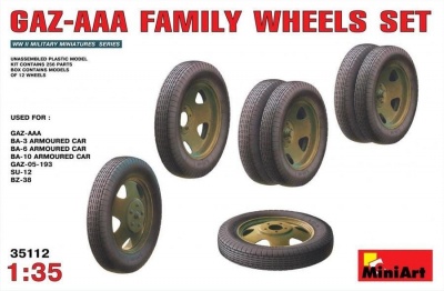 1/35 GAZ – AAA Family Wheels set