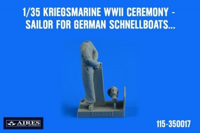 1/35 Kriegsmarine WWII Ceremony - Sailor for German schnellboats, German Human Torpedoes, German mid