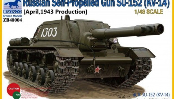 Russian Self-Propelled Gun SU-152 (KV-14) [April, 1943 Production] 1:48 - Bronco Models
