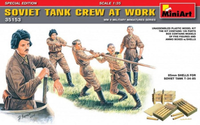 1/35 Soviet Tank Crew at Work. Special Edition