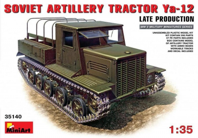 1/35 Ya-12 Late Prod. Soviet Artillery Tractor