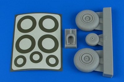 1/48 Do 217 Wheels & paint masks for ICM kit