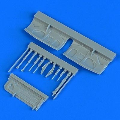 1/48 F-16A/B Fighting Falcon undercarriage covers for HASEGAWA kit