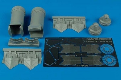 1/48 F/A-22A Raptor exhaust nozzles