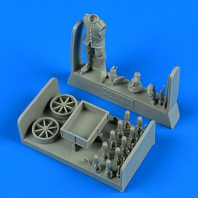 1/48 German WWI Aircraft Armover with ammunition cart for x kit