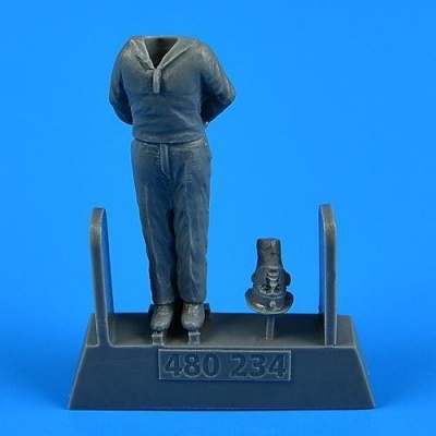 1/48 Krigsmarine WWII Ceremony - Sailor for German Submarine U-Boat Type VIIC for TRUMPETER kit