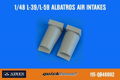 1/48 L-39/L-59 Albatros air intakes for TRUMPETER kit
