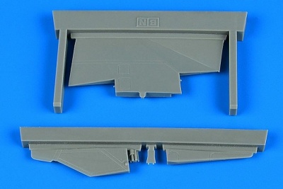 1/48 MiG-23BN correct tail fin for TRUMPETER kit