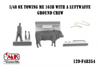 1/48 Ox Towing Me 163B with a Luftwaffe Ground Crew