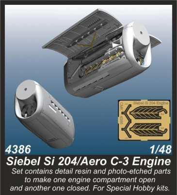 1/48 Siebel Si 204/Aero C-3 Engine