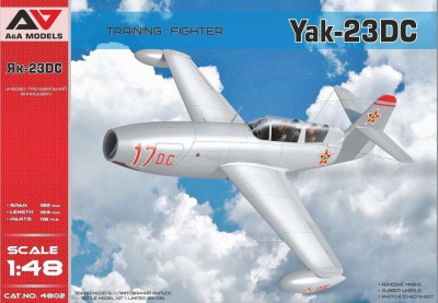 1/48 Yak-23 DC (Dubla Comanda) training fighter