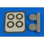 1/48 Yak-3 wheels & paint masks