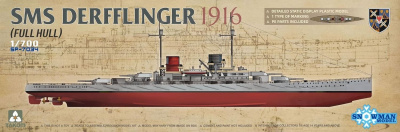 1/700 SMS Derfflinger 1916 (Full Hull) - Takom