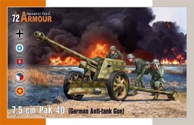 1/72 7,5 cm PaK 40 ‘German Anti-tank Gun’ - Special Hobby