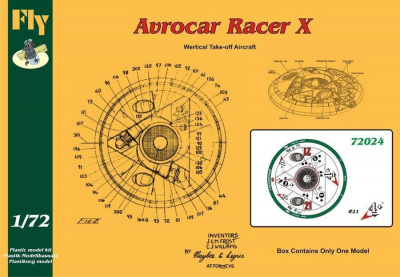 1/72 Avrocar Racer X 4+