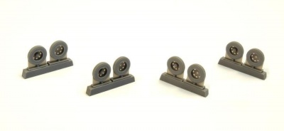 1/72 Biber Trailer Wheels for Special Armour kit