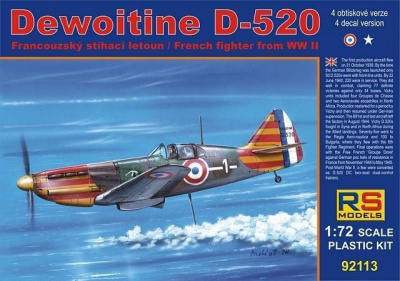 1/72 Dewoitine D-520 Vichy