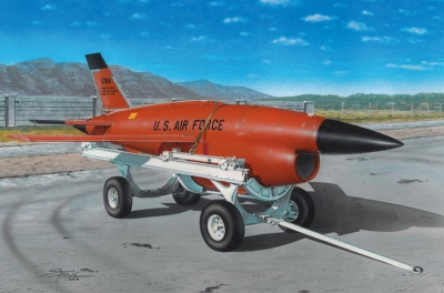 1/72 Firebee BQM-34 with transpoprt cart