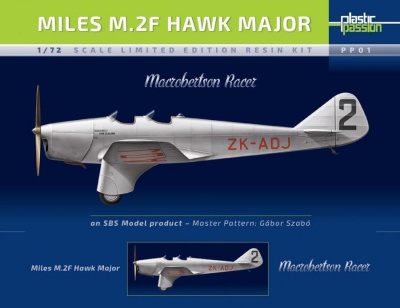 1/72 Miles M.2F Hawk Major 'Macrobertson Racer' - Resin+decal - Full resin kit