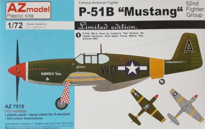 1/72 P-51B Mustang 52.nd FG