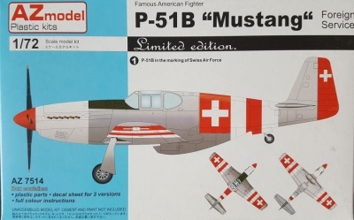 1/72 P-51B Mustang Foreign