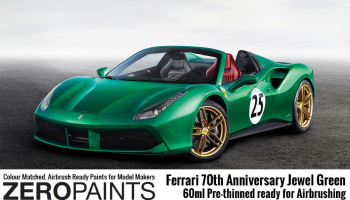 Jewel Green - Ferrari 70th Anniversary Paint 60ml - Zero Paints
