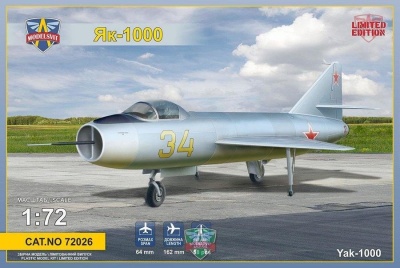 1/72 Yak 1000 Supersonic demostrator