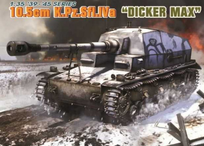 10.5cm K.Pz.Sfl.Iva "Dicker Max" (1:35) Model Kit military 6979 - Dragon