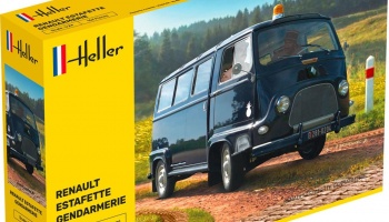 SLEVA 137,- Kč 20% DISCOUNT -RETRO RENAULT ESTAFETTE GENDARMERIE NEW MOULD 1:24 - Heller