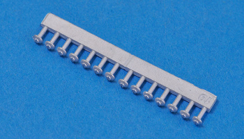 Minus rivets with flange-L [42 pieces] 1/24 - Model Factory Hiro