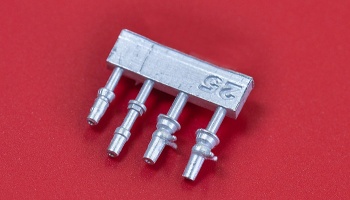 Metal Rivets Series Antenna base 3 sets of 4 1/24 - Model Factory Hiro