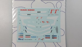 SUZUKI RG500 89' 1/12 Decals - Blue Stuff