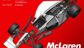 McLaren MP4/8 Full Kit - Model Factory Hiro
